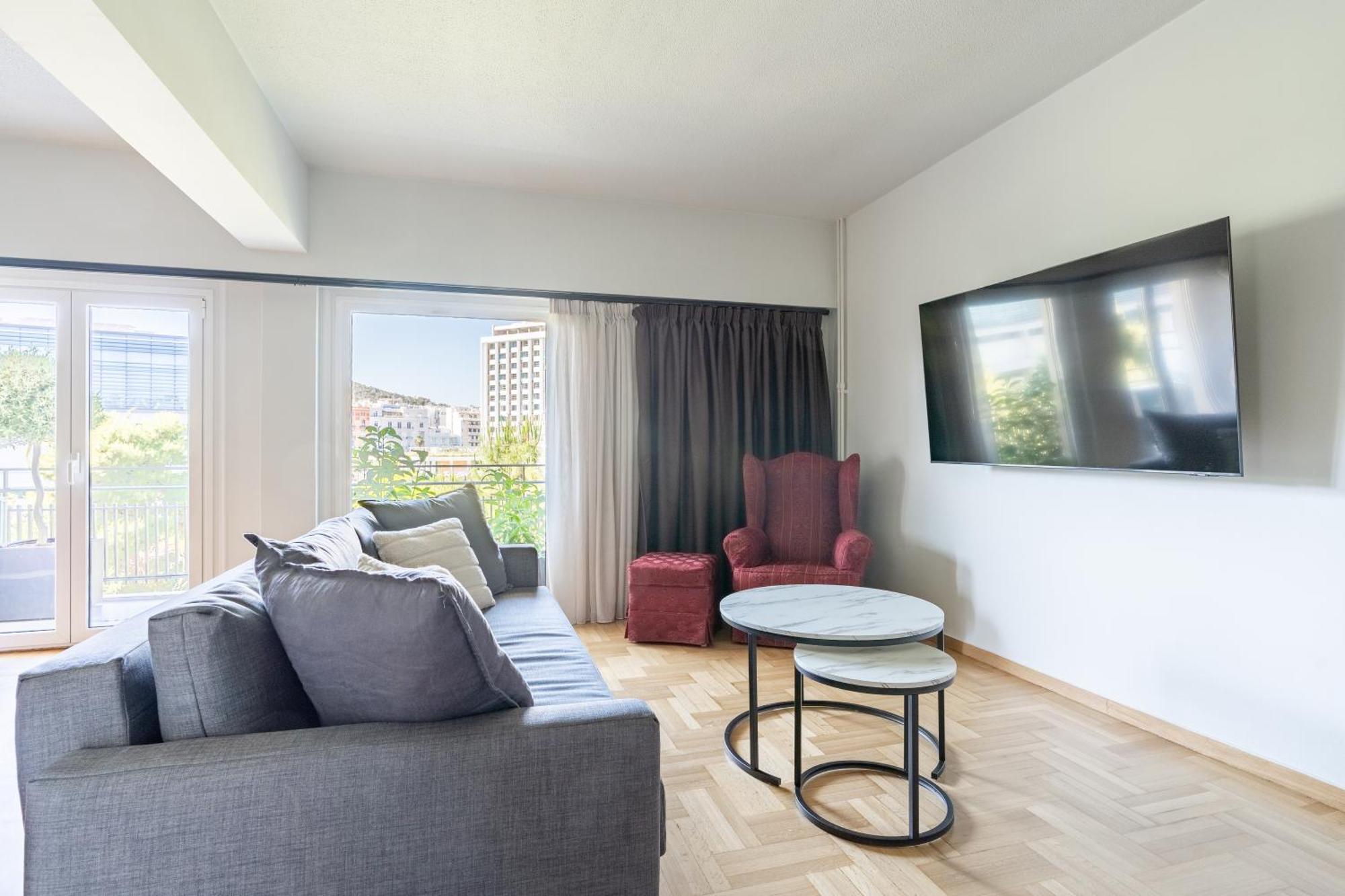 Athena Blue Lux Apartments 2Br 2Ba With City Skyline View, Near Kolonaki 아테네 외부 사진